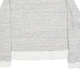 VINCE Womens Grey Sweatshirt XS Crew Neck Cotton Blend Pullover Lightweight