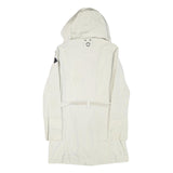 GAASTRA Womens White Lightweight Jacket M Polyester Blend Zip Hooded Casual
