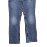 SILVER JEANS Womens Regular Fit Blue Denim Straight Cotton Blend W28 L25 Stylish