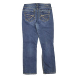 SILVER JEANS Womens Regular Fit Blue Denim Straight Cotton Blend W28 L25 Stylish