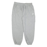 ADIDAS Mens Joggers Grey XL W36 L28 Cotton Blend Regular Fit Straight Leg Cargo