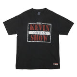 WWE Mens Black Kevin Owens Show Graphic T-Shirt L Crew Neck Short Sleeve