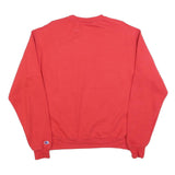 CHAMPION Mens Red Lewis University Crew Neck M Cotton Blend Sweatshirt