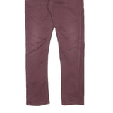 LEVI'S Mens Jeans Burgundy Slim Skinny Denim W30 L27 Cotton Blend Zip