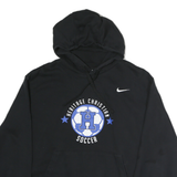 NIKE Mens Black Heritage Christian Soccer Pullover Hoodie XL