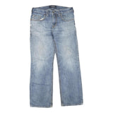 SILVER Womens Jeans Blue Regular Straight Denim Medium W32 L32 Classic Cotton