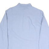 KICKERS Mens Blue Shirt L Button-Down Collar Long Sleeve Cotton Blend Classic