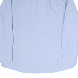 KICKERS Mens Blue Shirt L Button-Down Collar Long Sleeve Cotton Blend Classic
