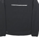 REEBOK Mens Black Grey B3R Print Activewear Jacket S Polyester Zip