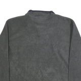 NHL Womens Grey Sweatshirt Jacket L Polyester Plain Casual Athletic Sportswear