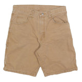 WRANGLER Mens Shorts Beige Casual M W33 Cotton Blend Comfortable Classic Fit