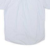 LACOSTE Mens Light Blue Shirt L Cotton Blend Casual Short Sleeve Pocket