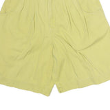 ESPRIT TROPICAL Womens Yellow Casual Shorts M W28 Cotton Blend Comfortable Fit