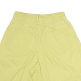ESPRIT TROPICAL Womens Yellow Casual Shorts M W28 Cotton Blend Comfortable Fit
