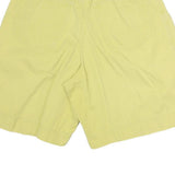 ESPRIT TROPICAL Womens Yellow Casual Shorts M W28 Cotton Blend Comfortable Fit