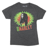 HARD ROCK CAFE Mens Grey Bob Marley Graphic T-Shirt XS Short Sleeve Crew Neck