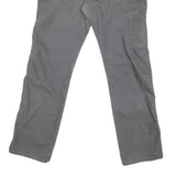 DICKIES Mens Jeans Grey Regular Straight Denim W34 L30 Workwear Pocket Zip