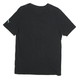 PUMA Mens Black Graphic T-Shirt M Short Sleeve Crew Neck Cotton Blend Casual