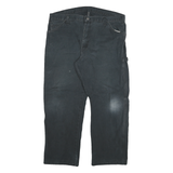 DICKIES Mens Relaxed Black Jeans Denim W40 L28 Workwear Zip Closure Casual