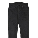 LEVI'S 512 Tapered Mens Jeans Black Regular Tapered Denim Medium W32 L29