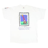 SPORT SERVICE Single Stitch White Catch A Dream Festival Graphic T-Shirt XL