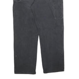 DICKIES Mens Cotton Blend Black Regular Fit Straight Leg Trousers W40 L32