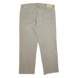 CALVIN KLEIN JEANS Mens Regular Fit Beige Denim W38 L30 Zip Cotton Blend Casual