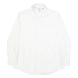 JOULES Womens White Shirt UK 12 Classic Cotton Long Sleeve Casual