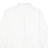 JOULES Womens White Shirt UK 12 Classic Cotton Long Sleeve Casual