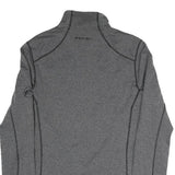 MAMMUT Womens Grey & Navy Zip Jacket S Polyester Blend Plain Activewear Outdoor