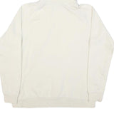 THE NORTH FACE Womens Cream Hoodie L Cotton Blend Pullover Hooded Sweatshirt