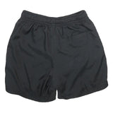 NIKE Mens Black Casual Shorts S W26 Polyester Sportswear Logo