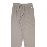 DIESEL Womens Joggers Beige M W26 L30 Cotton Blend Slim Tapered Comfort Fit