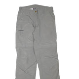 SHERPA Womens Regular Grey Polyester Blend Zip Trousers W28 L32 Outdoor Trekking