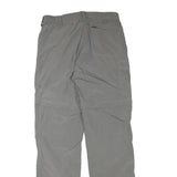 SHERPA Womens Regular Grey Polyester Blend Zip Trousers W28 L32 Outdoor Trekking