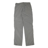 SHERPA Womens Regular Grey Polyester Blend Zip Trousers W28 L32 Outdoor Trekking