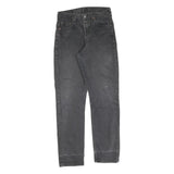 LEVI'S Mens Black Regular Fit Straight Denim Jeans W30 L32 Classic Style Zip
