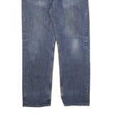 CARHARTT Mens Jeans Blue Regular Straight Denim Medium W34 L32 Durable Workwear