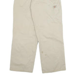 DICKIES Mens Relaxed Beige Cotton Blend Trousers W30 L29 Workwear Casual Zip