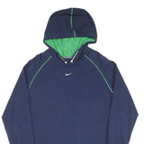 NIKE Womens Navy Blue Hoodie XL Cotton Pullover Sports Casual Sweatshirt