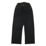 LEVI'S Womens Black Relaxed Straight Denim W22 L27 Zip Casual Fashion Jeans