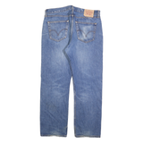 LEVI'S 751 Mens Jeans Blue Regular Straight Denim Medium W36 L30 Classic Fit