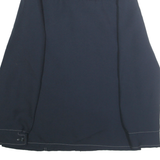 Mens Navy Blue Plain Shirt M Jacket Style Contrast Stitching