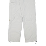 SCHOFFEL Womens Regular White Outdoor Zip Trousers W28 L30 Lightweight Comfort