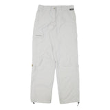 SCHOFFEL Womens Regular White Outdoor Zip Trousers W28 L30 Lightweight Comfort