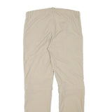 TREVOLUTION Mens Polyester Blend Beige Regular Zip Regular Fit Straight Leg