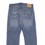 LEVI'S 514 Classic Mens Jeans Blue Regular Straight Denim Medium W36 L32 Zip