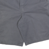 DICKIES Mens Shorts Grey Casual Classic L W36 Durable Cotton Blend Workwear