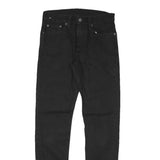 LEVI'S Mens Slim Black Denim Slim Jeans Cotton Blend W28 L30 Stylish Comfortable
