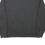 JANSPORT Mens Grey Cotton Blend Crew Neck Sweatshirt IUP M Casual